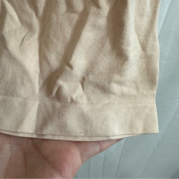 Nine West Womens Basic Essential Seamless Stretch Tank Top Tan L/XL - Picture 3 of 6